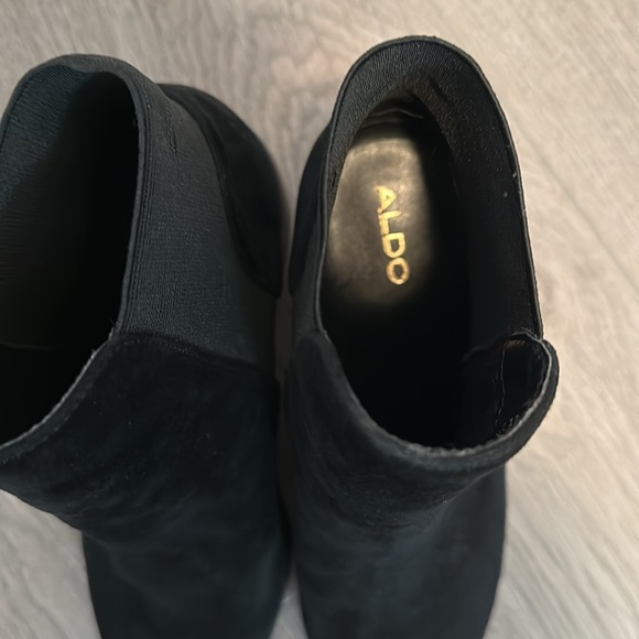 Also black suede ankle booties - Picture 4 of 8